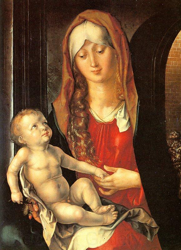 Albrecht Durer Virgin Child before an Archway France oil painting art